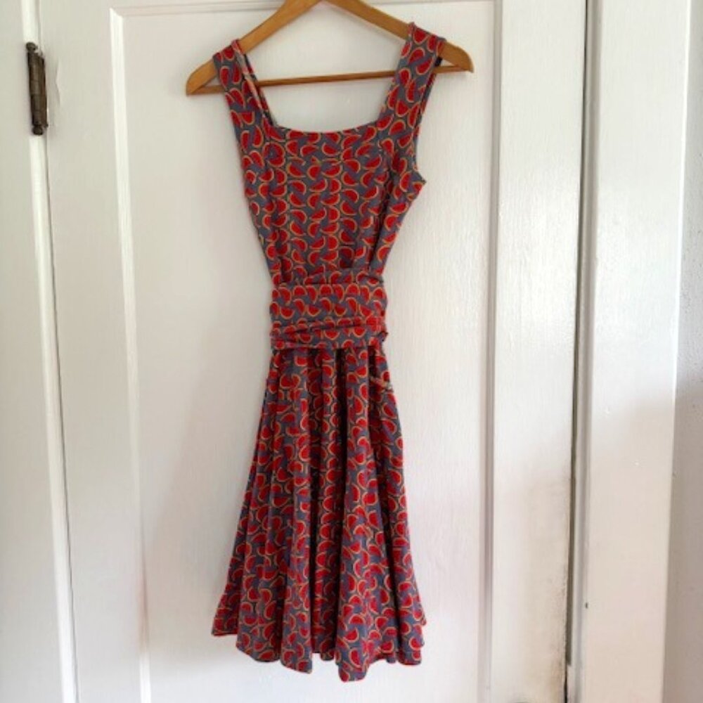 Effie's Heart Sleeveless Summer Dress Watermelon Print